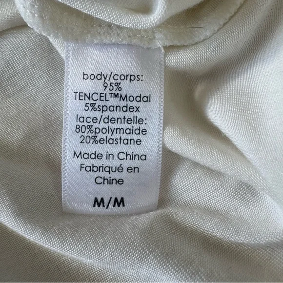 EBERJEY~ Mia Slip Chemise dress in Ivory Cream Size Medium - Picture 11 of 14